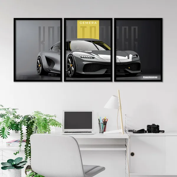 Big_Koenigsegg_Gemera_Car_Framed_Posters
