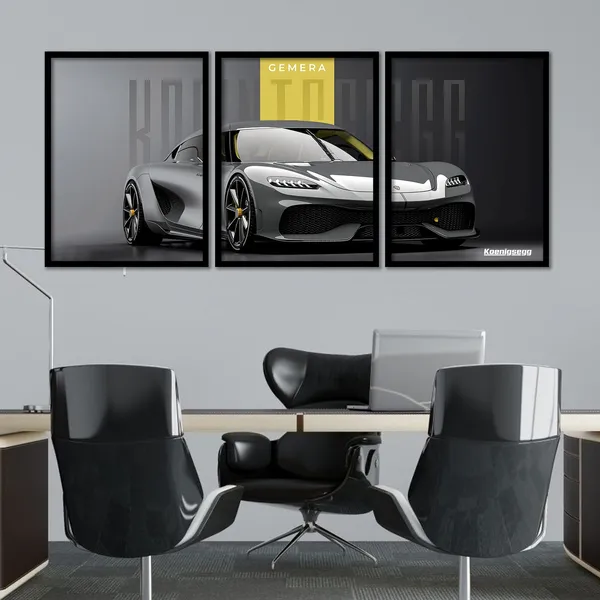 Big_Koenigsegg_Gemera_Car_Framed_Posters