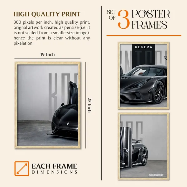 Big_Koenigsegg_Regera_Car_Framed_Posters
