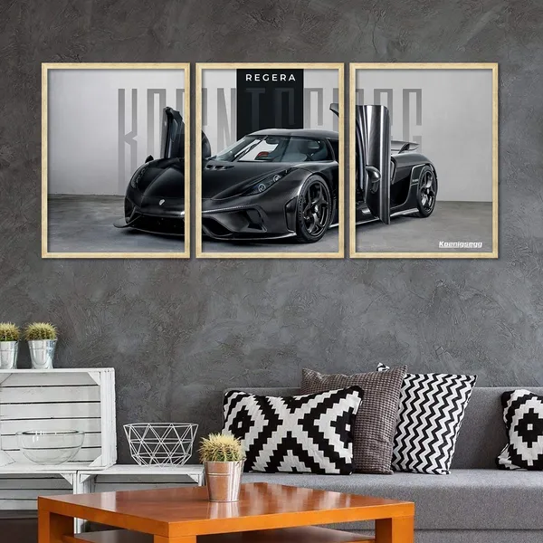Big_Koenigsegg_Regera_Car_Framed_Posters