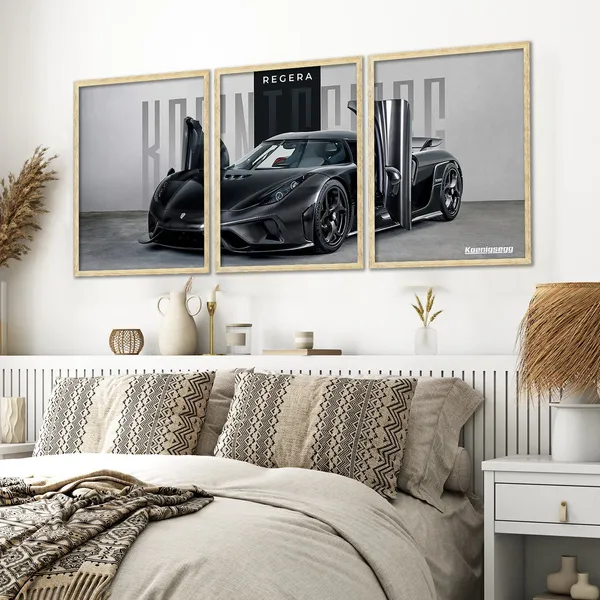 Big_Koenigsegg_Regera_Car_Framed_Posters