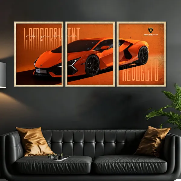 Big_Lamborghini_Cars_Framed_Posters
