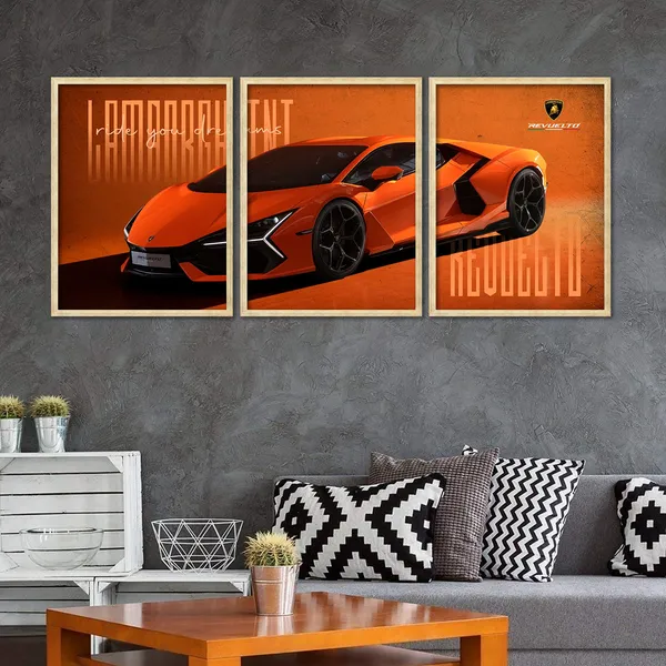 Big_Lamborghini_Cars_Framed_Posters