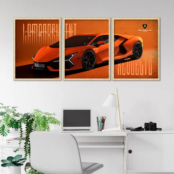 Big_Lamborghini_Cars_Framed_Posters