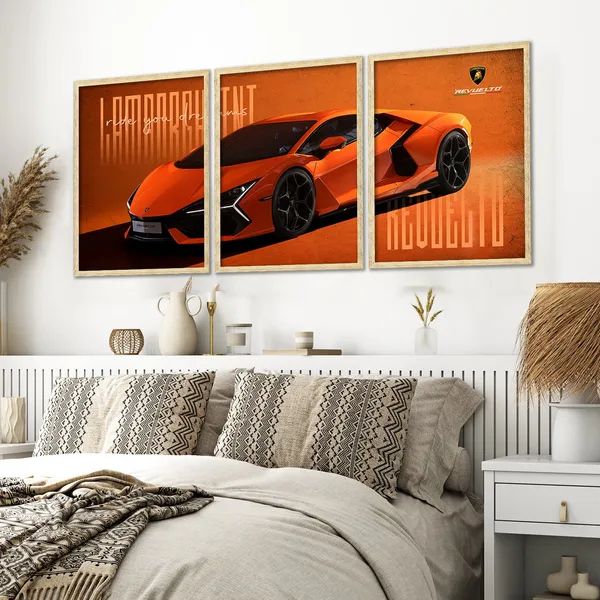Big_Lamborghini_Cars_Framed_Posters