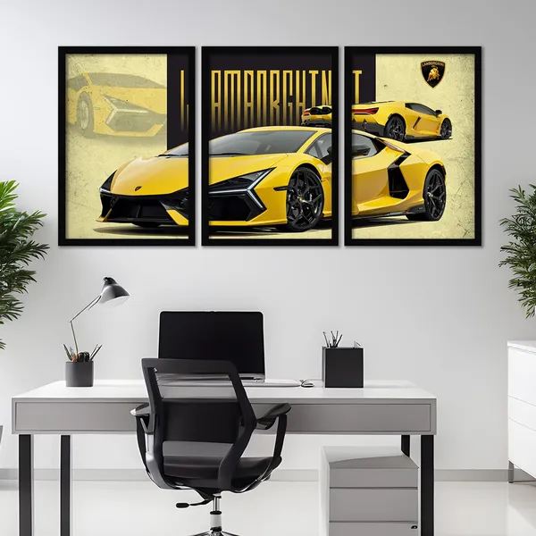 Big_Lamborghini_Cars_Framed_Posters