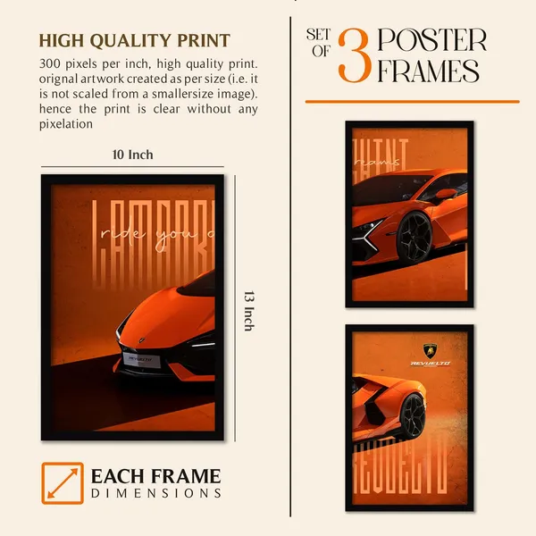 Big_Lamborghini_Cars_Framed_Posters