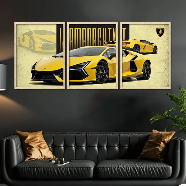 Big_Lamborghini_Cars_Framed_Posters