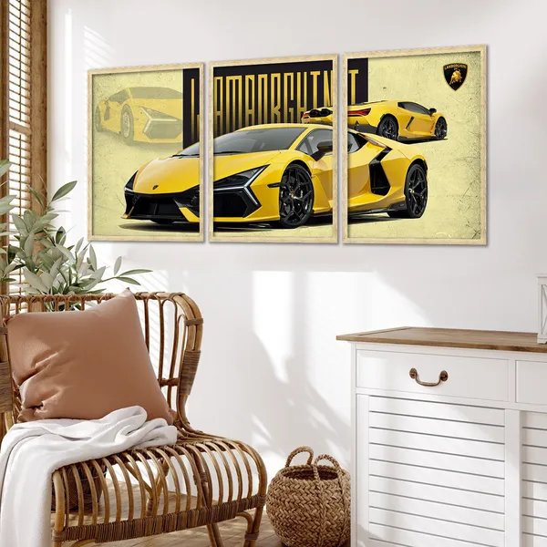 Big_Lamborghini_Cars_Framed_Posters