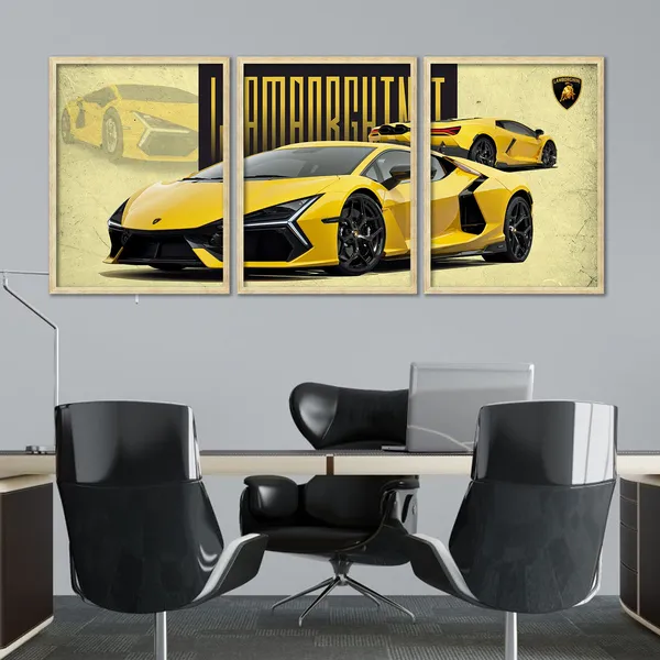 Big_Lamborghini_Cars_Framed_Posters