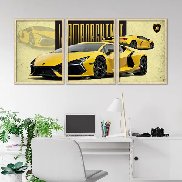 Big_Lamborghini_Cars_Framed_Posters