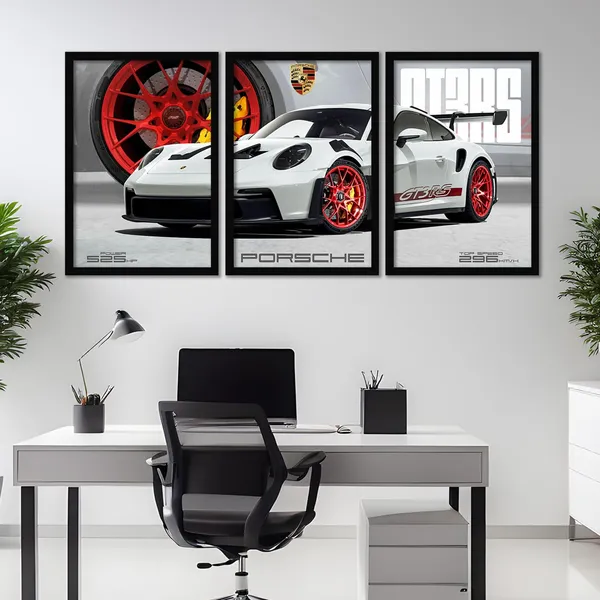 Big_Porsche_Cars_Framed_Posters