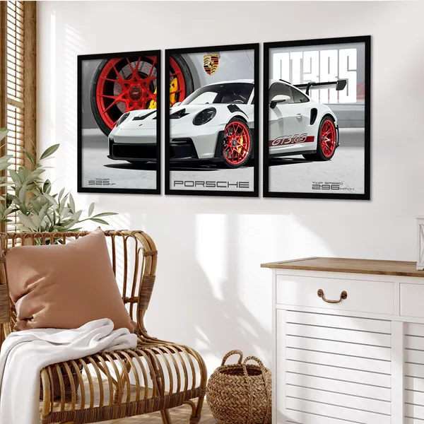 Big_Porsche_Cars_Framed_Posters