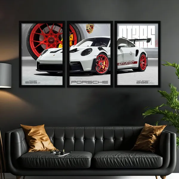 Big_Porsche_Cars_Framed_Posters