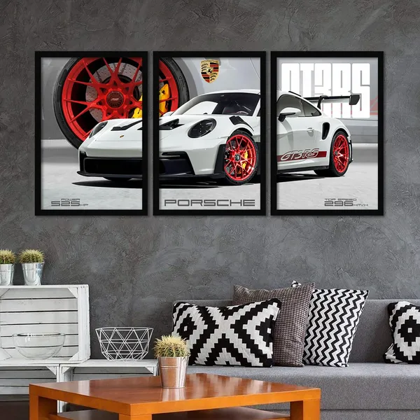 Big_Porsche_Cars_Framed_Posters