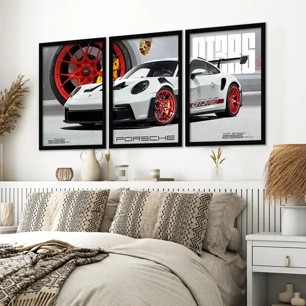 Big_Porsche_Cars_Framed_Posters