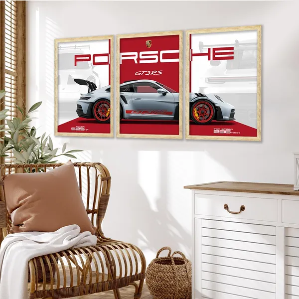 Big_Porsche_Cars_Framed_Posters