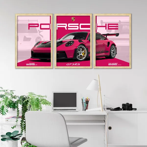 Big_Porsche_Cars_Framed_Posters