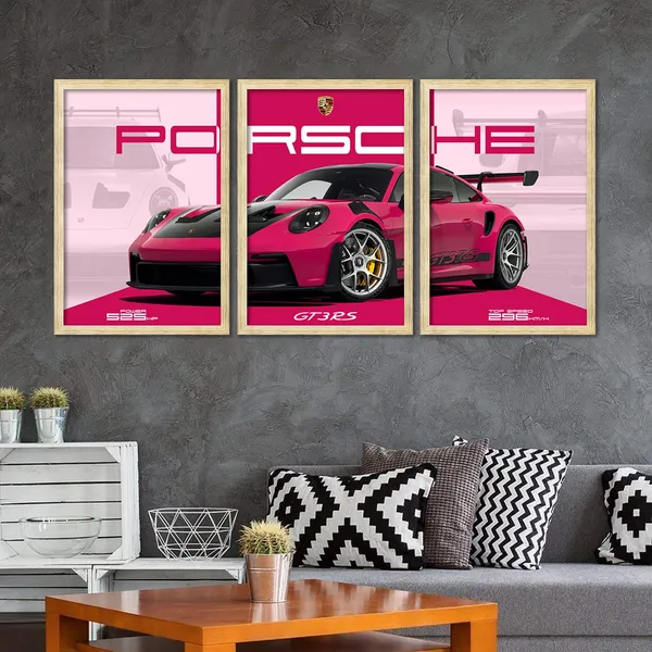 Big_Porsche_Cars_Framed_Posters