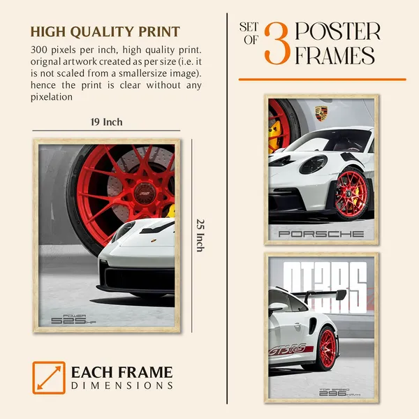 Big_Porsche_Cars_Framed_Posters