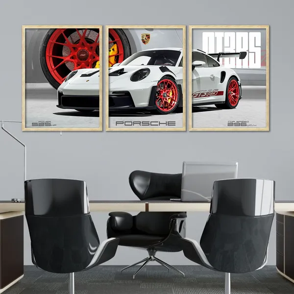 Big_Porsche_Cars_Framed_Posters