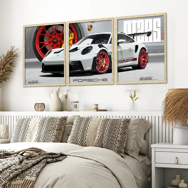 Big_Porsche_Cars_Framed_Posters