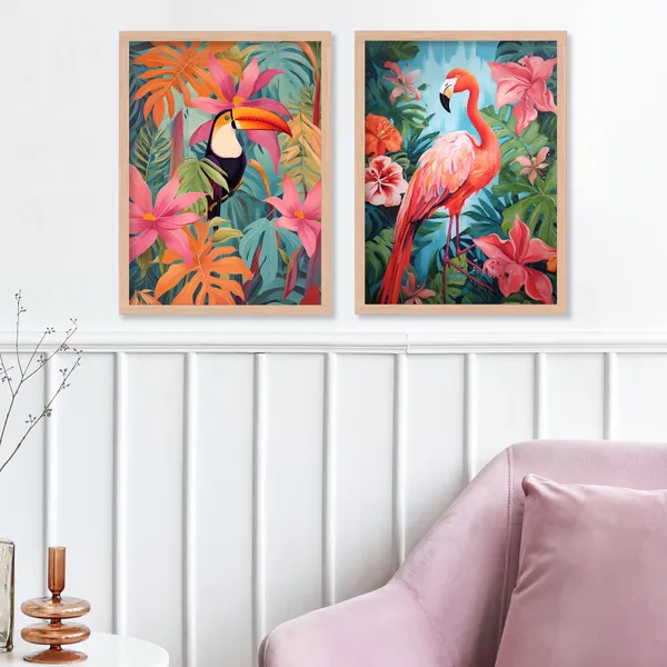 Bird_Art_Flower_Painting