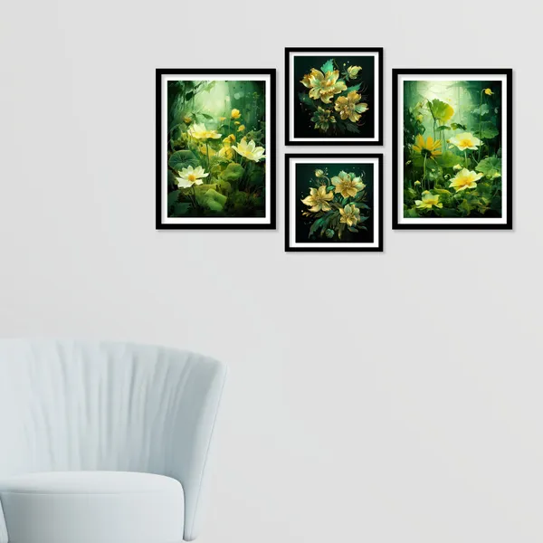 Amazing_Green_Colour_Flower_Art