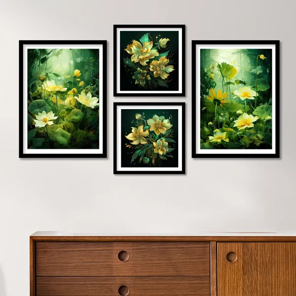 Amazing_Green_Colour_Flower_Art