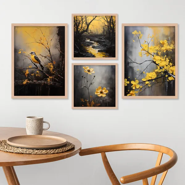 Sunflower_And_Dry_Tree_Art