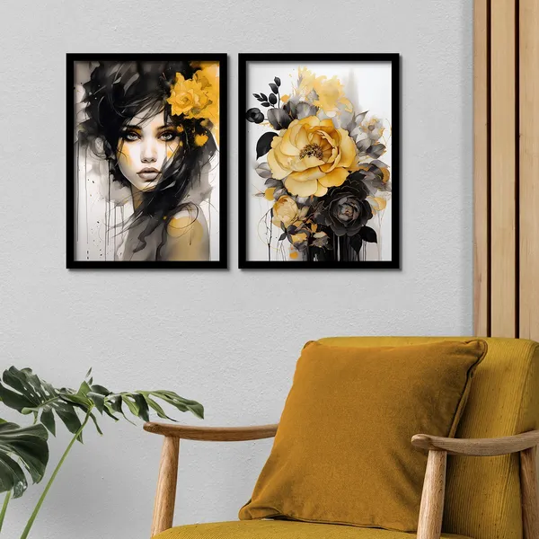 Golden_With_Black_Colour_Flower