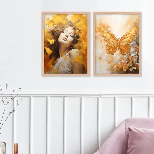 Golden_Butterfly_And_Girl