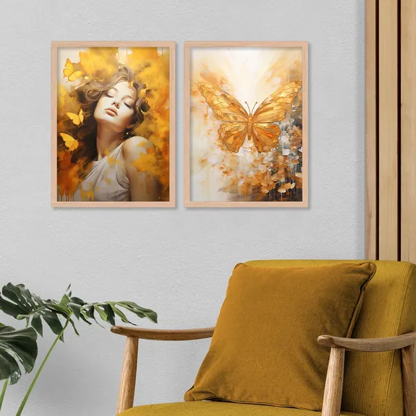 Golden_Butterfly_And_Girl