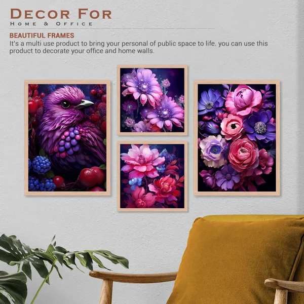 Purple_Flower_And_Bird