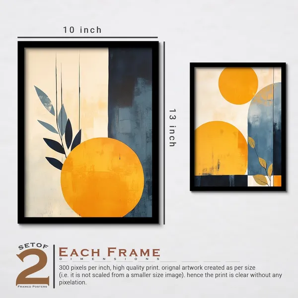 Yellow_Circle_Shape_Framed