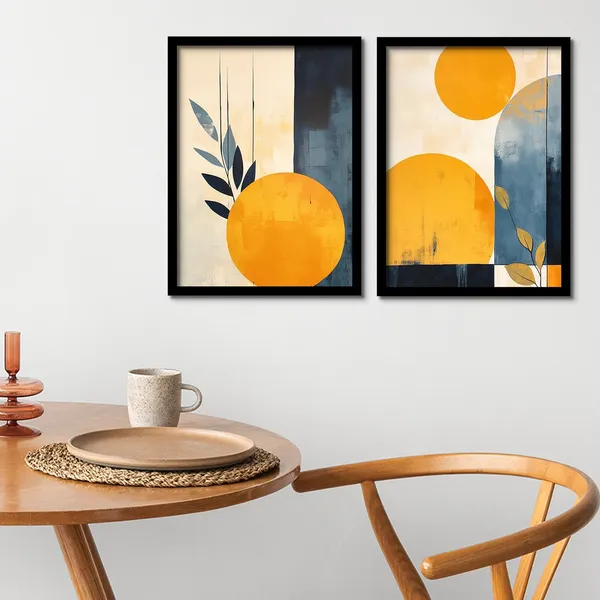 Yellow_Circle_Shape_Framed