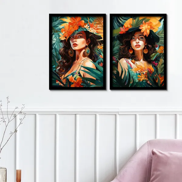 Girls_Behind_Flowers_Art