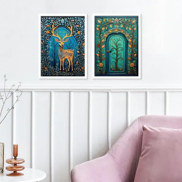 Deer_And_Bird_Wall_Painting
