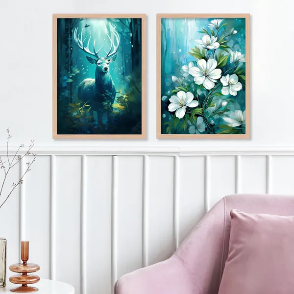 Flower_With_Swamp_Deer