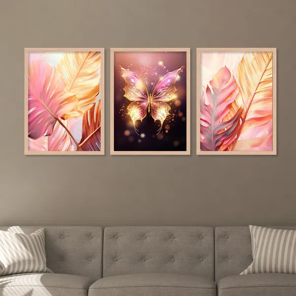 Gold_And_Pink_Shining_Butterfly