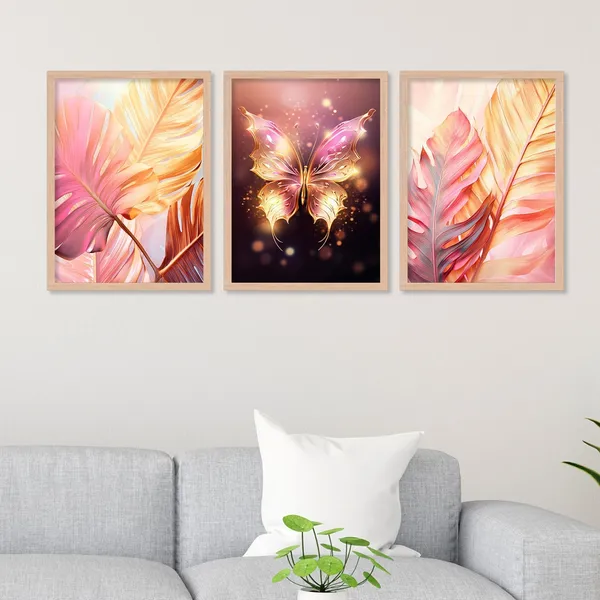 Gold_And_Pink_Shining_Butterfly