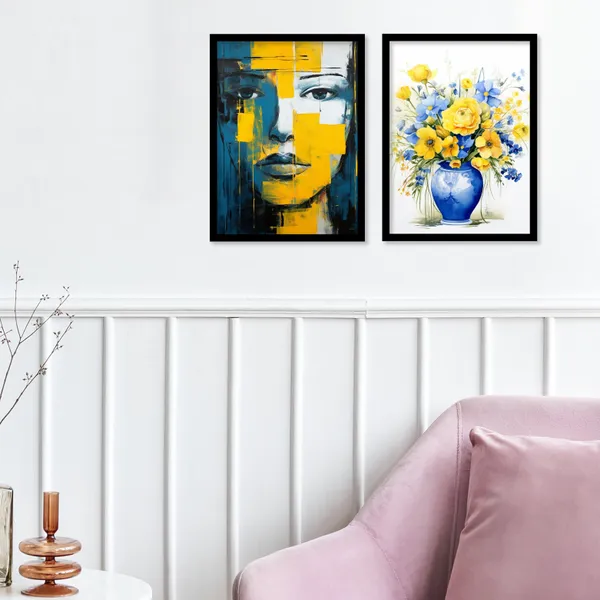 Colouring_Face_And_Flower_Pot_Art