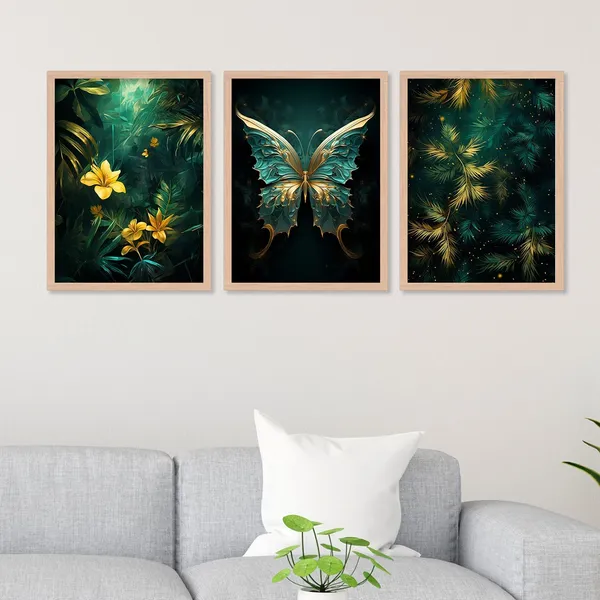 New_Shining_Green_Colour_Butterfly
