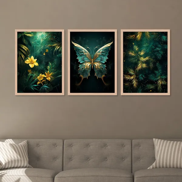 New_Shining_Green_Colour_Butterfly