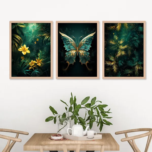 New_Shining_Green_Colour_Butterfly
