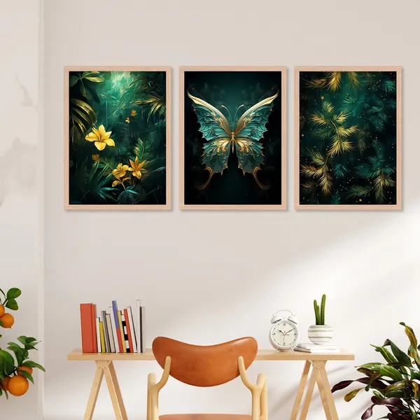 New_Shining_Green_Colour_Butterfly