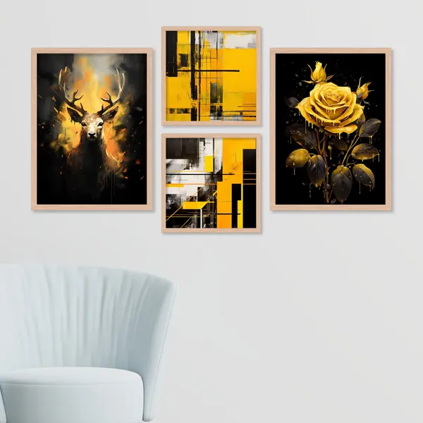 Golden_Rose_With_Swamp_Deer