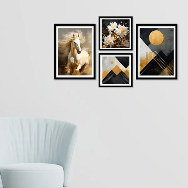 Running_Horse_With_Golden_Design