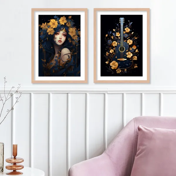 Guitar_Flower_Art