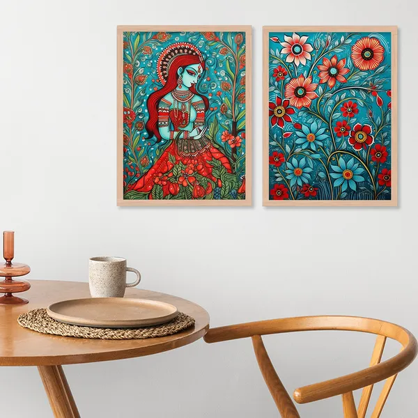 Joyful_Folk_Flower_Wall_Painting